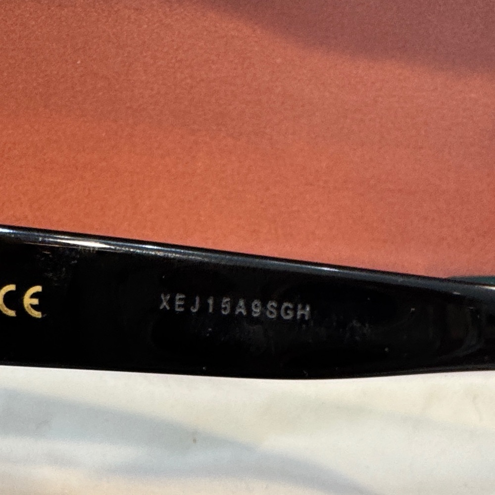 Authentic Gucci Black Sunglasses with Gold Accents - Picture 12 of 14